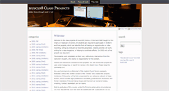 Desktop Screenshot of musc108proj.blogs.wesleyan.edu