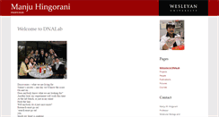 Desktop Screenshot of mhingorani.faculty.wesleyan.edu