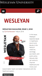 Mobile Screenshot of magazine.wesleyan.edu