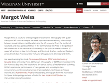 Tablet Screenshot of mdweiss.faculty.wesleyan.edu