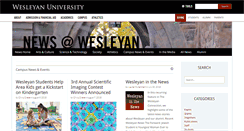 Desktop Screenshot of newsletter.blogs.wesleyan.edu