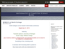 Tablet Screenshot of mathcs.blogs.wesleyan.edu