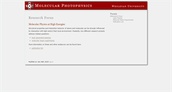 Desktop Screenshot of molecularphotophysics.research.wesleyan.edu