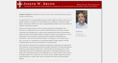 Desktop Screenshot of jbruno.faculty.wesleyan.edu