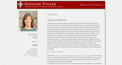 Desktop Screenshot of jtucker.faculty.wesleyan.edu