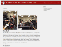 Tablet Screenshot of morganlab.research.wesleyan.edu