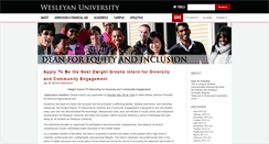 Desktop Screenshot of deanfordiversity.blogs.wesleyan.edu