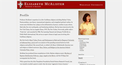Desktop Screenshot of emcalister.faculty.wesleyan.edu